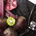 beetroot and stethoscope